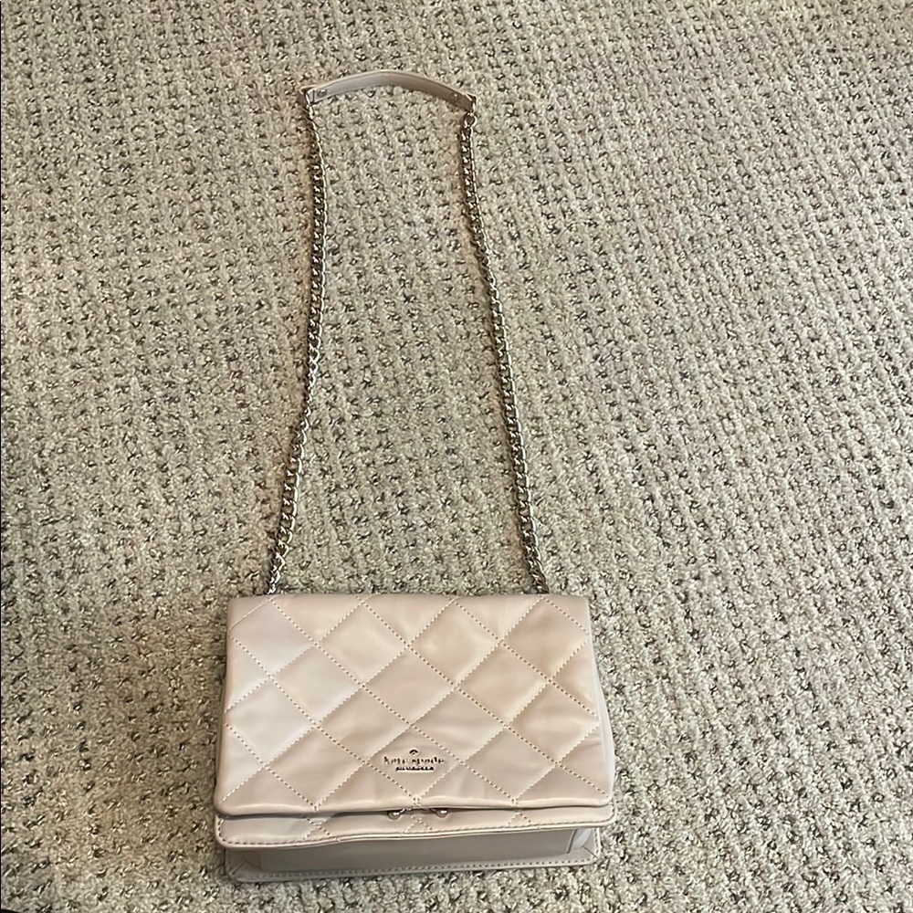 Kate Spade Cream Quilted Crossbody
